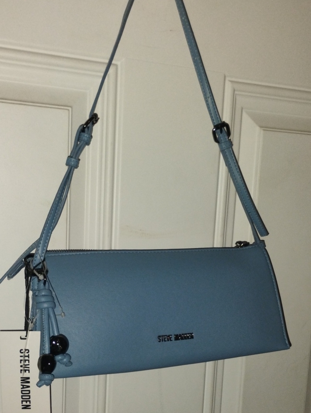 Steve Madden- Be Royal Shoulder Bag (Blue /Gunmetal)🩵🩶
